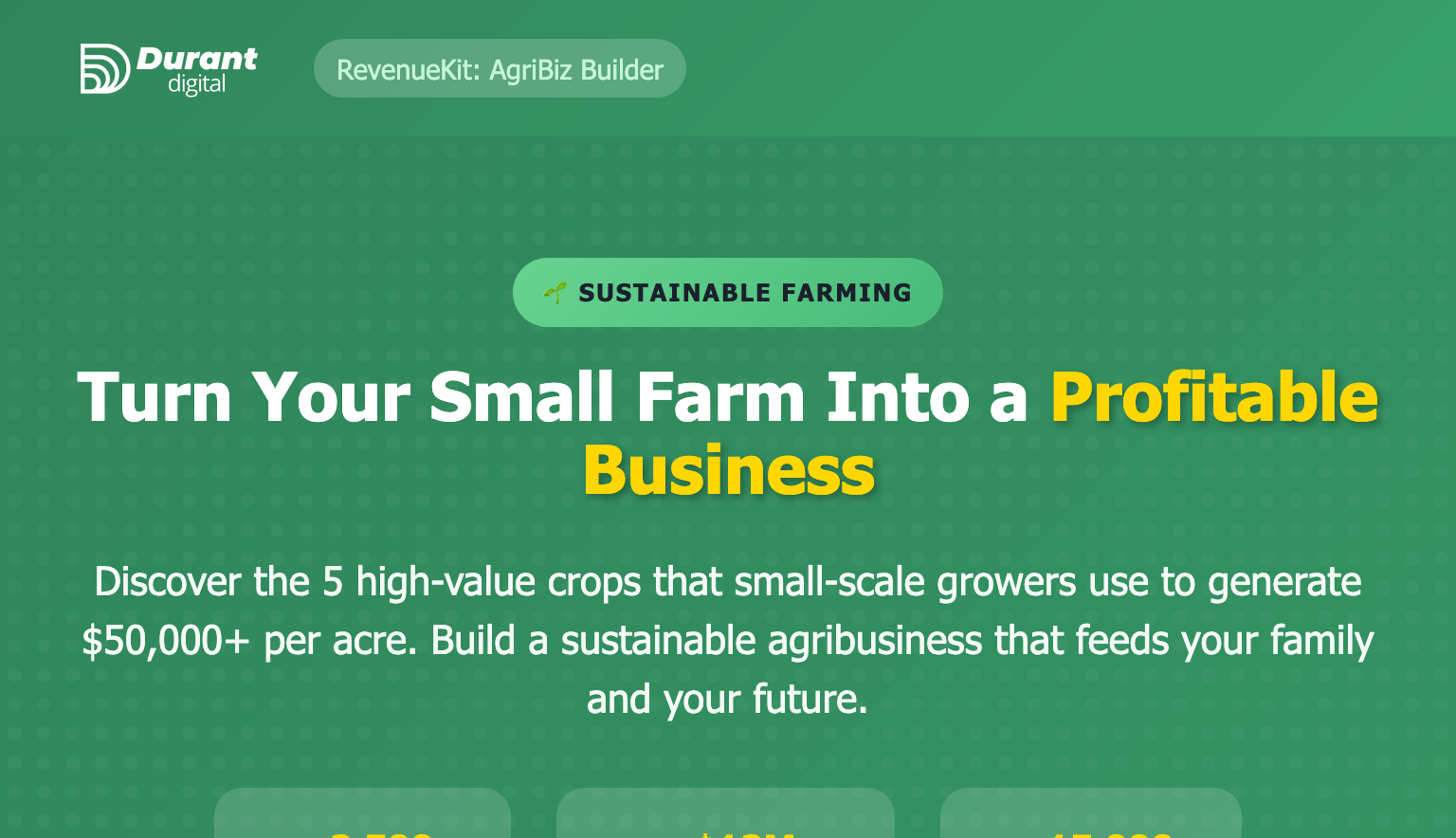 AgriBiz Builder